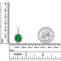 S925 Sterling Silver Emerald-Cut Drop Necklace, Wholesale Supplier-0-6