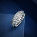wholesale S925 Silver 15mm Round Wish Come True Ring Minimalist Women's Style Direct from Jewelry Factory-0-0