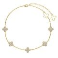 wholesale S925 Sterling Silver INS Style New Anklet for Women with Advanced Four-Leaf Clover and Butterfly Design, Luxuriously Fashionable-0-9