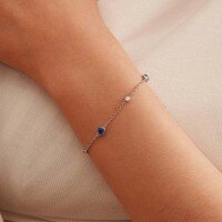 wholesale S925 Sterling Silver EQB Collection Allover Zircon Bracelet, Korean Style Elegant Jewelry, Wholesale-EQB26-P&gt;925 Silver