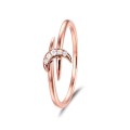 wholesale 18K Yellow Gold Natural Diamond Ring, 14K White Gold Moissanite Pinky Ring, 9K Rose Gold Jewelry-0-0