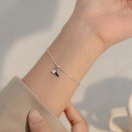 wholesale S925 Silver New Simple Ocean Mermaid Tail Bracelet Korean Style Ethereal Design Women's Jewelry S3380-0-0