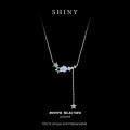 Metal Star Tassel Necklace for Women, Ins Minimalist Design, Luxurious and Versatile-0-5