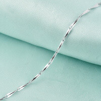 wholesale S925 silver 12 hollow cross chain, minimalist style hip-hop fashion accessory necklace-L023-1.2 Hollow Cross-16 inches S925 silver