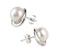 Metal Classic Princess Pearl Zircon Earrings, Cross-Border Best-Seller-0-6