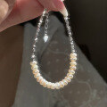 wholesale S925 Silver Nalan Bracelet, A Few Liang of Broken Silver, Money Series, Pearl, French Retro, Niche Accessory S5455-0-1