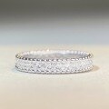 wholesale S925 sterling silver trendy hit beaded ring for women with full zirconia diamonds, ins-style minimalist niche design ring-0-3