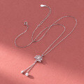 wholesale S925 Silver Na Lan Fresh Sweet Ins Style Niche Design Exquisite Lotus Seedpod Tassel Necklace Y02067-0-2