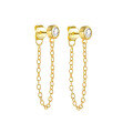 wholesale S925 Sterling Silver Trendy Drop Earrings, Lightweight Luxury, Versatile Ear Pins And Clasps-0-0