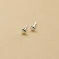 wholesale S925 Sterling Silver Fresh and Sweet Style Minimalist Design Arc Bean Drop Earrings M05518-0-3