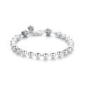wholesale S925 Sterling Silver Retro Creative Crown-shaped Spliced Bead Bracelet Ins Minimalist Style Korean Version String Bracelet-0-4