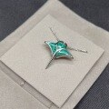 wholesale S925 Sterling Silver Manta Ray Pendant Necklace, Small Batch Unique Design Marine Life Manta Ray Choker Necklace-0-5