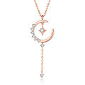 wholesale 18K Gold Plated Magic Wand Necklace with Lab-Grown Diamonds, a Gift for Girls-0-3