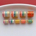 wholesale Metal material first: Gold-plated 925 ancient silver enameled fittings with five-strand sutra, barrel beads, round beads, spacer beads, and pendants for DIY bracelet accessories-0-1