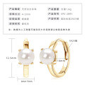 S925 Sterling Silver Light Bulb Freshwater Pearl Earrings-0-47