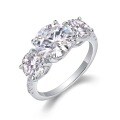 925 Silver Exaggerated Stackable Women's Rings, Custom Processing-0-8