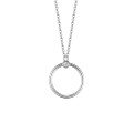 wholesale Metal 925 Sterling Silver Geometric Circle Ins Style Minimalist High-End Pendant Necklace for Women Wholesale-0-4