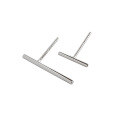 wholesale S925 Sterling Silver HED014/HED223 Korean Style Fashionable Personality CHIC Wind Surface Geometric Long Bar Earrings-0-4