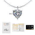S925 Silver Moissanite Detachable Choker Necklace Wholesale-0-8