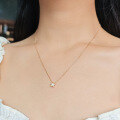 wholesale 925 Silver Gold Plated Star Moissanite Pendant Necklace-0-2