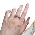 wholesale S925 Silver New Classic 50-Point Diamond Ring for Women, Simple and Fashionable-0-4