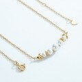 wholesale S925 Silver New Korean Japanese Sweet Style Necklace for Women, Playful Shell Pearl Choker Necklace, Direct from Manufacturer-0-2