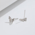 wholesale Metal material, Temu drop shipping niche design sense small fresh forest style butterfly earrings women minimalist earrings cross-border new accessories-0-2