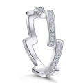 wholesale 18k Gold Plated 925 Sterling Silver Wave Ring for Women, Niche Wholesale Ring-0-4