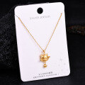 Sterling Silver Gilded Diamond-Cross Pikaxiou Pendant Necklace-0-11