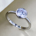 wholesale S925 Sterling Silver Women's Ring Minimalist Ins Style Daily Simple Versatile Ring Women-0-3