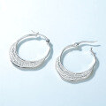 wholesale S925 Sterling Silver New Japanese Ancient Coin Arc Earrings for Women Fashion Popular Jewelry Wholesale from Manufacturer-0-4