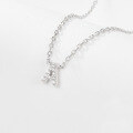 wholesale 925 Sterling Silver 26 Letter Necklace Light Luxury High-End Sense Pendant Necklace with Diamond-Encrusted Letters for Women Cross-Border E-Commerce Jewelry-0-5