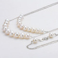S925 Sterling Silver Simple Single Freshwater Pearl Pendant-0-17