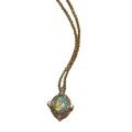 wholesale 925 Silver, Italian Craftsmanship, Vintage Style 6*8 Opal Pendant Necklace, Same as Xiaohongshu Zhuo Zhifan Jewelry Ring-0-4
