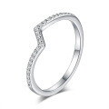 S925 Sterling Silver Asymmetrical Hip-Hop Row Ring with Moissanite-0-3