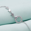 wholesale S925 Sterling Silver Korean Fashion Star Bracelet for Women, Minimalist and Versatile Small Design Hand Accessory Christmas Gift-0-1