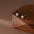 wholesale S925 Sterling Silver Women's Minimalist Mini Pearl Earrings for Initial Ear Piercing, Korean Style G6755-0-0