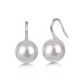 wholesale S925 Sterling Silver Nordic New Pearl Drop Earrings for Women, Goddess Style Fashion Versatile Design Wholesale-0-4