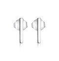 wholesale Metal: 925 Sterling Silver, JJ Geometric Bar Earrings, Silver Earrings, Light Luxury High-End Sense Jewelry, Wholesale Cross-Border Hot-Selling Ins-0-5