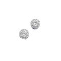 wholesale Metal material first: new 60 round full diamond classic ear studs set with ultra-sparkling zirconia, noble and elegant temperament-0-4