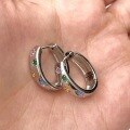 wholesale S925 Sterling Silver Summer Sweetheart Ear Hoops, Small and Minimalist Fashion Star-Colored Zircon Earrings, Ear Clips Trendy-0-0