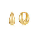 wholesale Metal Brass With Rhinestones, Trendy Ear Cuffs, Minimalist Exaggerated Earrings For-0-5