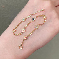 wholesale S925 Sterling Silver Red Elk Full Body Exquisite and Fashionable Textured Daily Commute Versatile Light Luxury Niche Design-BS0013-Gold 925 Silver