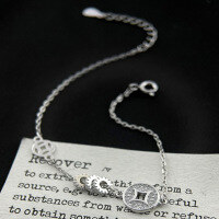 wholesale S925 Sterling Silver Fashionable Full-Diamond Coin "Wealth and Prosperity" Bracelet for Women, Niche National Trend Retro Design Hand Jewelry-Qian Duoduo Copper Coin Bracelet>925 Silver