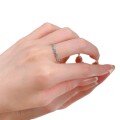wholesale Metal full diamond full bead small tail ring for women, minimalist and thin stackable ring fashion trend style-0-4