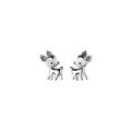 wholesale Sterling Silver S925 Reindeer Antler Earrings, Christmas Small Deer Horn Earrings, Fresh and Cute Sweet Deer Pattern Earrings for Women G0395-0-4