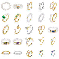 wholesale S925 Sterling Silver Exquisite Adjustable Live Opening Index Finger Ring Wholesale-GPR05-M