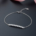 wholesale S925 silver zirconia creative minimalist fresh style ladies' bracelet-0-1