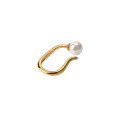 wholesale S925 Sterling Silver Pearl Ear Clip for Women Without Piercings, Retro Minimalist Invisible Ear Cuff New Collection-0-2
