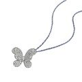 wholesale S925 silver jewelry fashion socialite style new butterfly pendant for women, fresh and sweet design, live-streaming special, 45+5-0-4